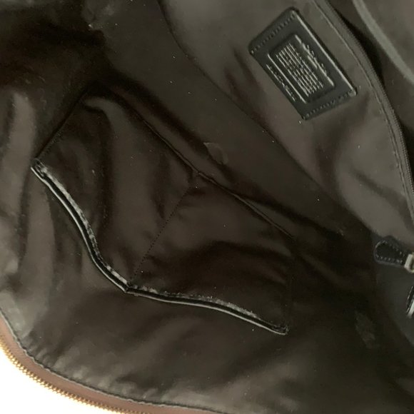 Coach New York Bag -Monochrome Black and Brown - Picture 4 of 8